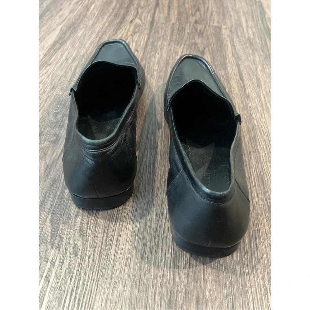 Cole Haan Mens Loafers Size 13M In Black Leather Casual Slip On Shoes C08132